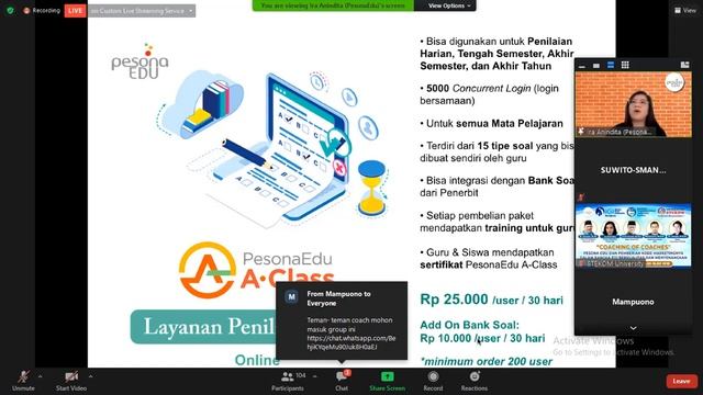 ATIC PESONA EDU "COACHING OF COACHES" 17April 2021 смотреть онлайн