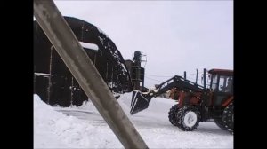 МТЗ 92п, чистка снега