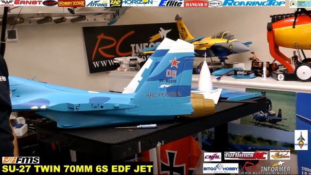 RCI LIVE - FMS SU-27 TWIN 70MM UNBOXING, ASSEMBLY & Discussion смотреть онлайн