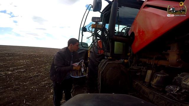 29-д. 2017 Сею один ячмень на своём МТЗ 2022.3 и лопнула трубка ТНВД.