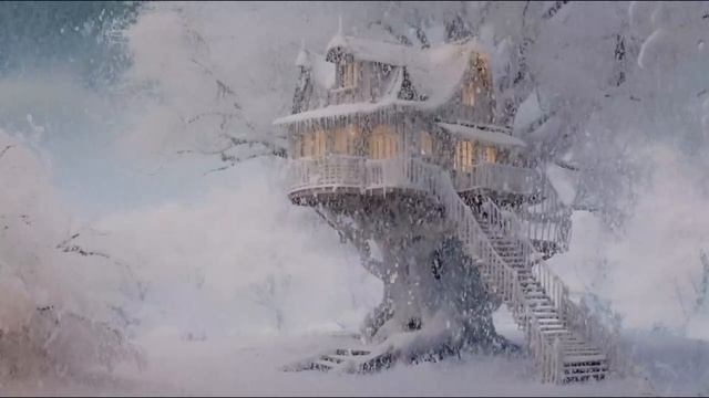 Arctic Snow Storm Sleep Sounds in a Tree House┇Icy Snowstorm & Blizzard Sounds for Reduce stress смотреть онлайн