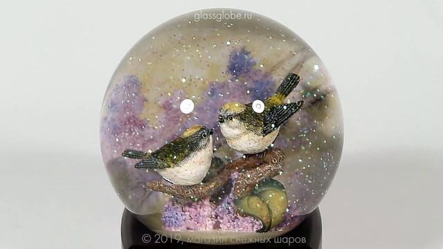 Снежный шар "Королек - птичка певчая" смотреть онлайн