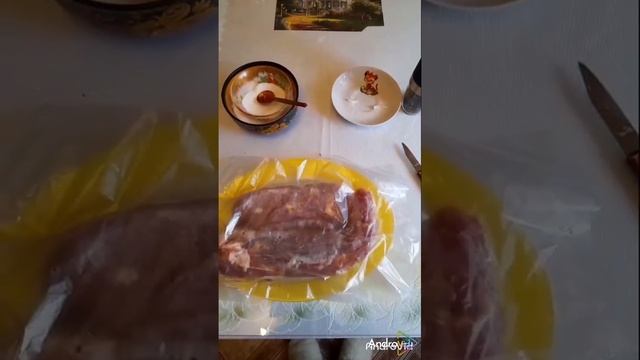 Свинина, запечённая в духовке (в латке).