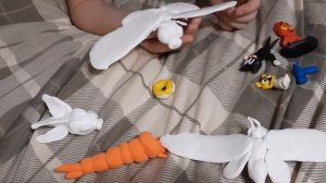 Новые фигурки из воздушного  и простого  пластилина