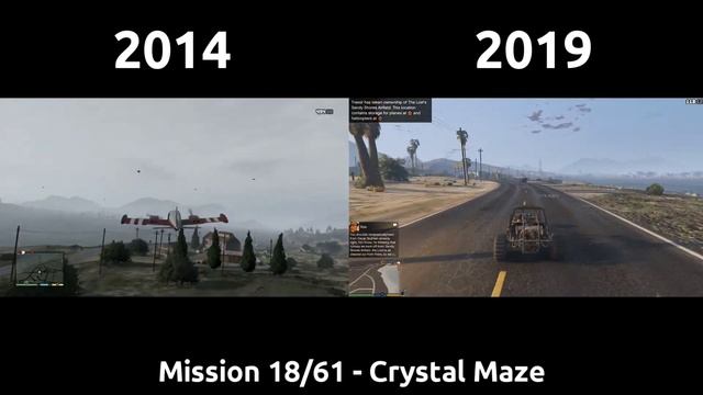 Speedrun VS Speedrun in GTAV 2014 vs 2019