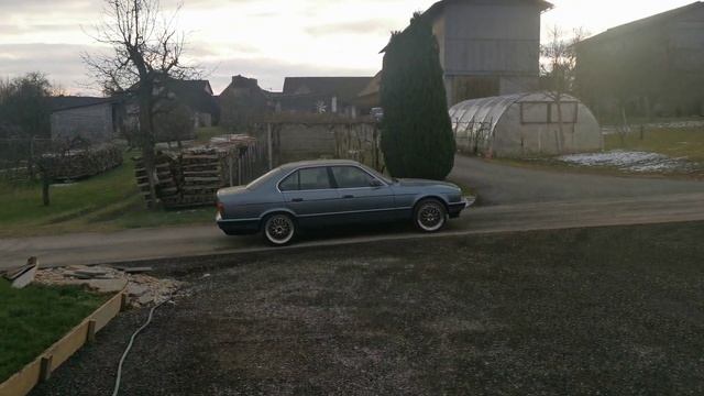 BMW e34 Rb25 test drive смотреть онлайн