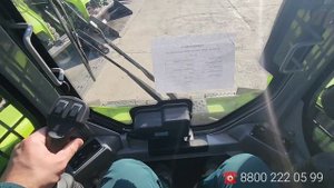 Мини-погрузчик ZOOMLION ZS085V управление джойстиками