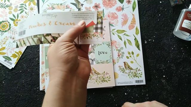 Обзор весенней посылки со скрап вкусняшками. смотреть онлайн