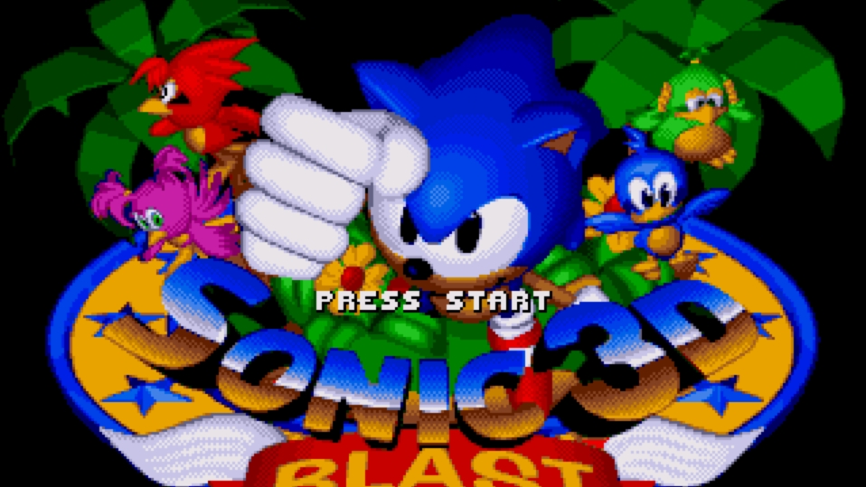 Sonic 3D blast Sega Mega drive