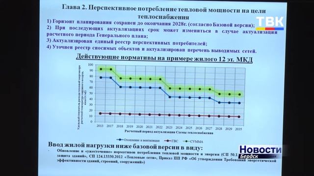 В Бердске предполагается реконструкция и модернизация системы теплоснабжения