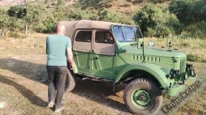 How to make gaz 69 a, canvas closing and opening gaz 69a, газ 69 a как закрыть и открыть тент,