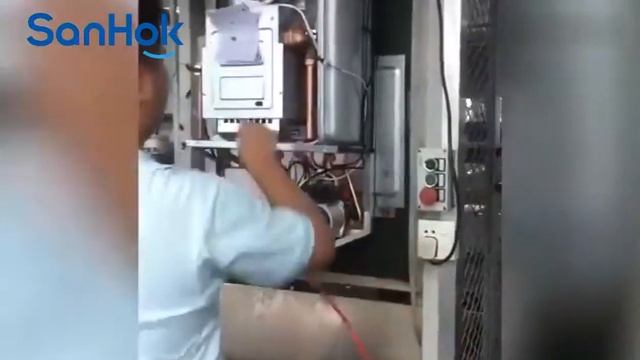 Whole Process Wall Hung Boiler Assembly Line For Water Heater Production Workshop смотреть онлайн