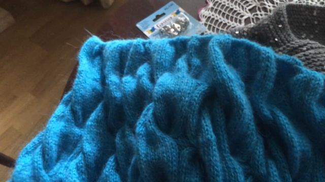 законченный кардиган, обзор пряжи смотреть онлайн