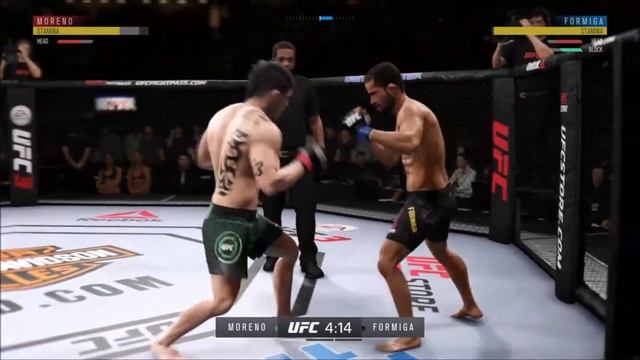 Brandon Moreno v Jussier Formiga смотреть онлайн