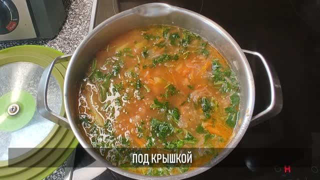 Постные щи с фасолью и квашеной капустой