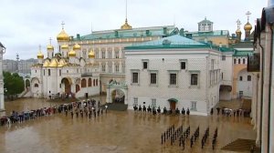 Церемония развода караулов в Московском Кремле 2023 год