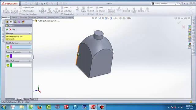 Solidworks tutorial #24 Vẽ cái bình chứa [Bottle]