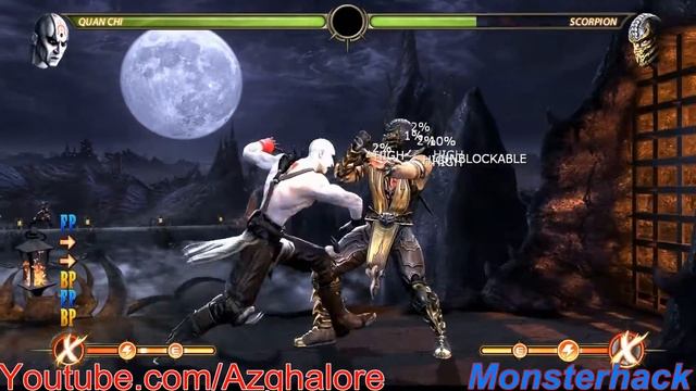 [MK9] Quan Chi как делать Рун Трапы. смотреть онлайн
