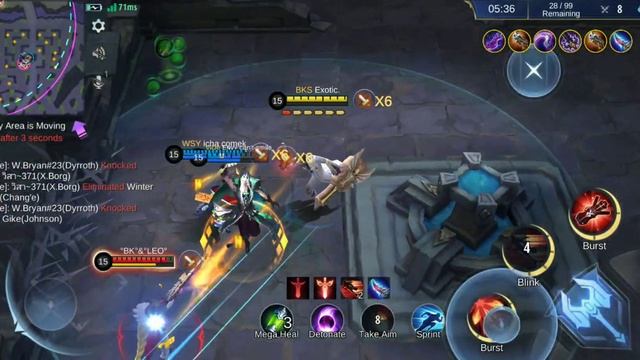 Granger MVP Legendary gameplay | Survival Mode | Mobile Legends