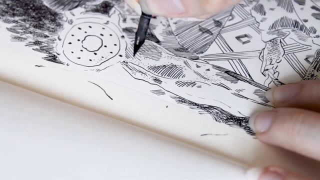 Geisha / Ink Illustration / Time Lapse Drawing смотреть онлайн