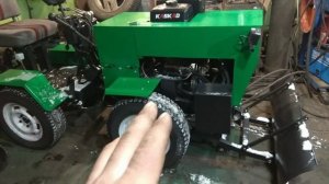 #переломка #трактор #самодельный испытание переломки зимой