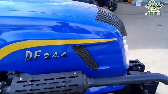 Мінітрактор DF 244DL широка резина смотреть онлайн