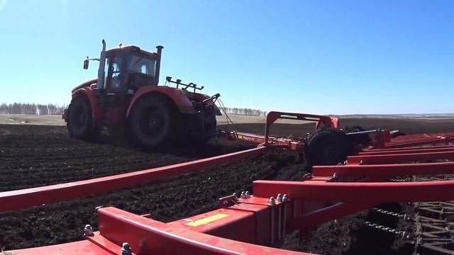 Кировец К742 мст и К742 ст, К 744 р3. Продолжаем боронование! (Сезон 2021)