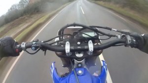 Road legal Yamaha WR 450 F  , Midland 4k camera test motocross