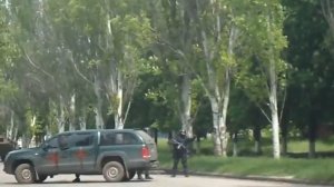 Краматорск 03 05 2014 Army of Ukraine kills civilians in Donbass