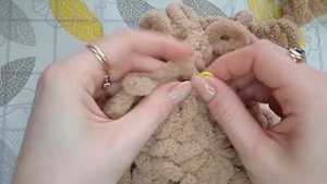 Панама из пряжи Alize puffy.