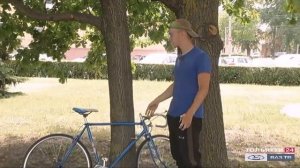 В Тольятти на велосипеде приехал путешественник из Нижнего Тагила ("Новости Тольятти" 16.07.2020)