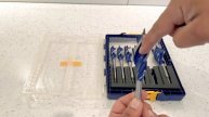 Irwin Blue Groove Wood Bit Set 6pc Auger Drill