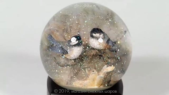 Снежный шар "Две синички" смотреть онлайн