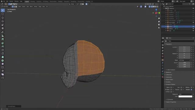 Blender Anime Character Modeling - Head Time-lapse - Nasuhara Anastasia смотреть онлайн