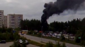 Пожар в Костомукше