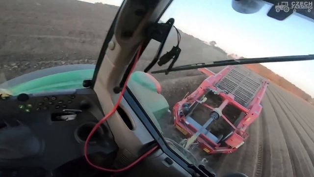POV/GoPro/Driver view - noční směna prosévání pod brambory - John Deere 7530 Premium + Grimme CS150 смотреть онлайн