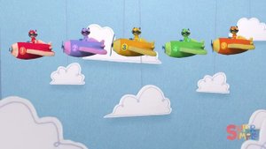 10 Little Airplanes - английская песня для детей