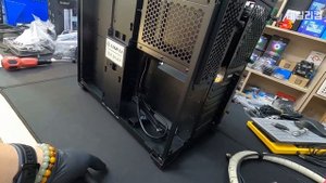 케이스 내부 발열을 위해 케이스 교체 / LIAN-LI 리안리 PC-O11 AIR Mini Black 미니타워 / 컴퓨터 매장 수리 일상