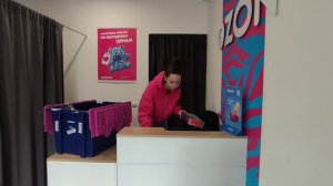 Отправка на склад возвратов в пластиковых тарных ящиках (ТЯ).