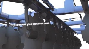 Дисковая 4-х рядная борона БДП-4 х 4