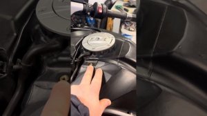 BMW R1250RT воздушный фильтр разбор пластика