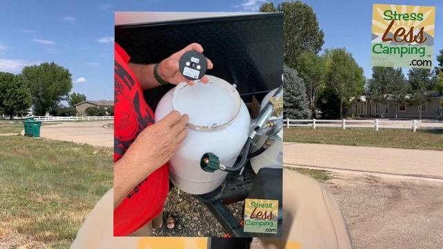 RV propane tank monitors