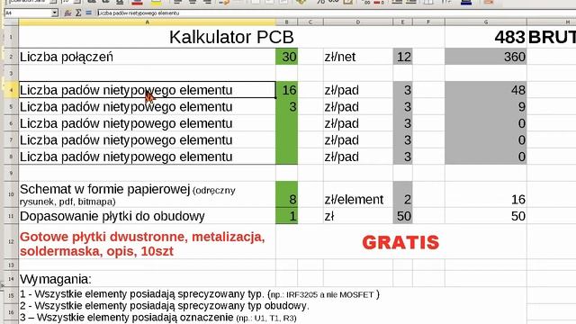 projektowanie PCB jakie koszty смотреть онлайн