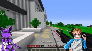 ДЕВУШКИ КЕТНЕПА И ДОГДЕЯ ПОЦЕЛОВАЛИ МЕНЯ В МАЙНКРАФТ! КРАСЯ DOG WOMAN KAT WOMAN MINECRAFT