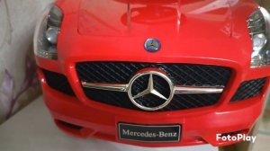 Обзор. 🚗 Распаковка. Автомобиль Mercedes-Benz SLS AMG.❤️ Толокар -Машина #покупки #подарок #тачки