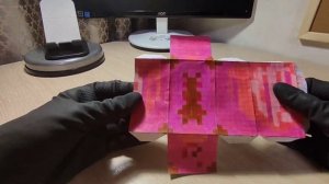 🐷Как сделать Свинью из Майнкрафта из бумаги. 🌿 #aesthetic #papercraft #minecraft #diy