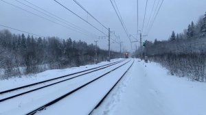 Съемка тепловозов на перегоне Вырица - Новинка