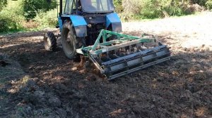 Дискование почвы с помощью дисковой бороны «Радогост-Маш»  БД-2.4х2Н.