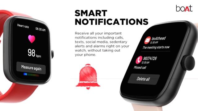 Boat Wave Smart Call Smartwatch  Best BT Calling Smartwatch Under 1500 