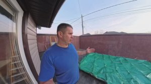 Бассейн, тент для бассейна.